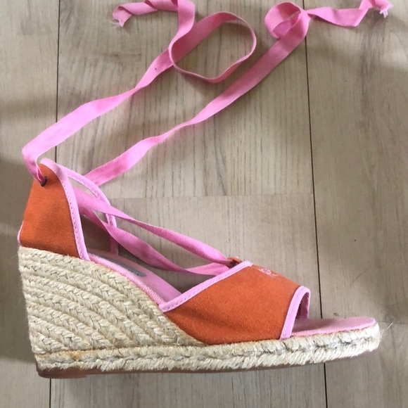 Anya Hindmarch Espadrille Wedges Size 8 - Picture 2 of 4